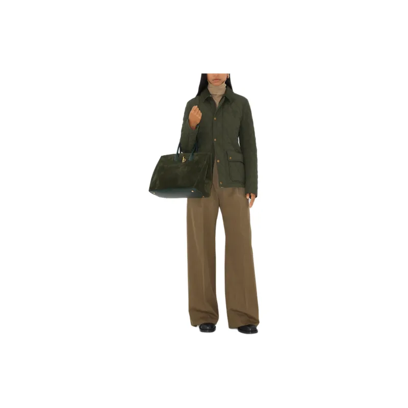 Burberry Logo Patch Quilted Jacket-1