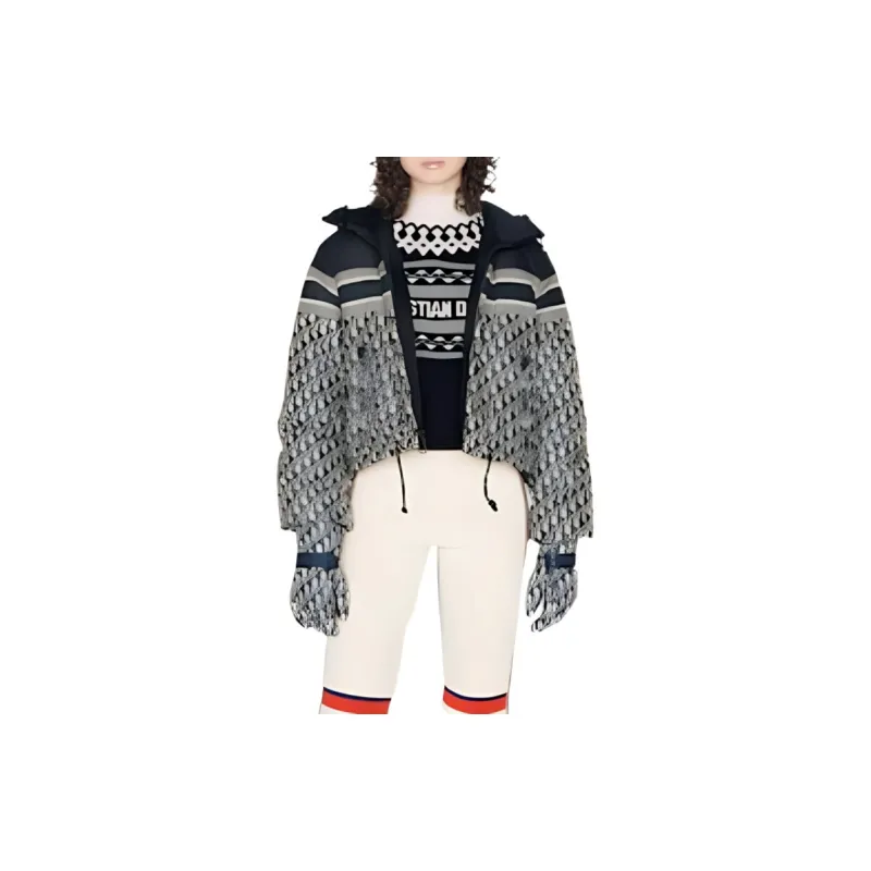 DIOR FW22 Down Jacket Women's Multicolor-4