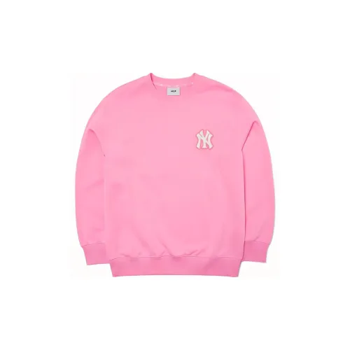 MLB Base Logo Sweatshirts Unisex Pink