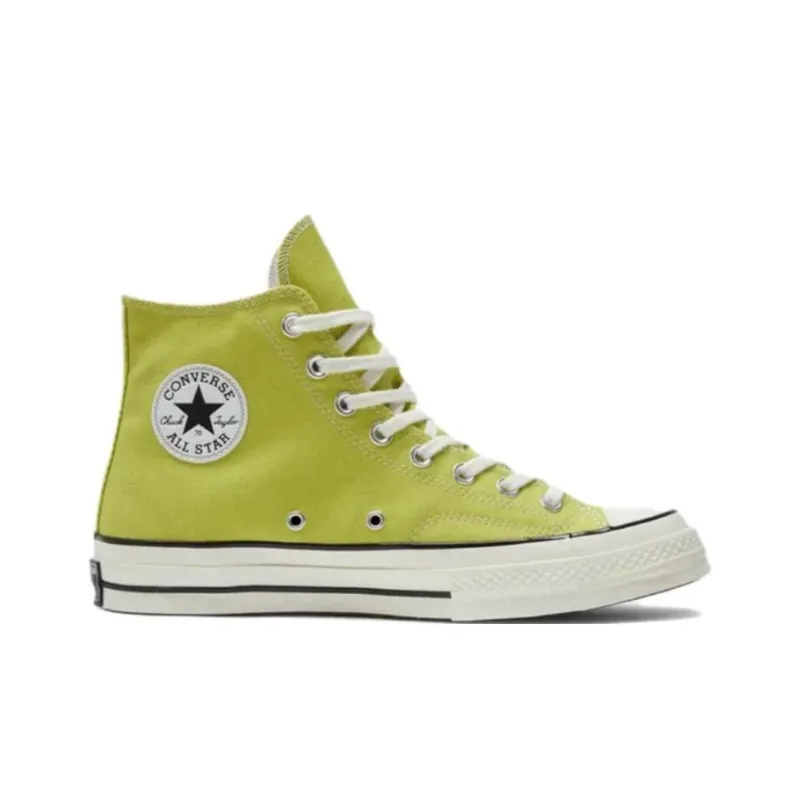 Converse Chuck 70 Anti-Slip And Wear-Resistant Breathable High-Top Canvas Shoes Men's Green-1