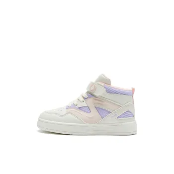 Hush Puppies Wear Resistant High Top Kids' Skateboarding Shoes Purple Kids'