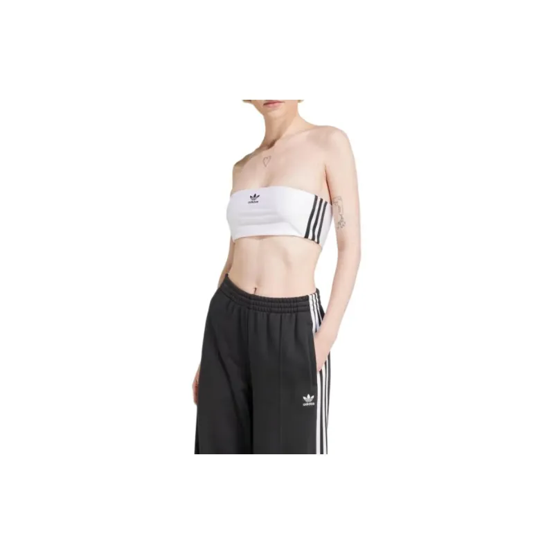 Adidas Originals ADICOLOR 3 STRIPES TUBE TOP Crop Top Women's White-1