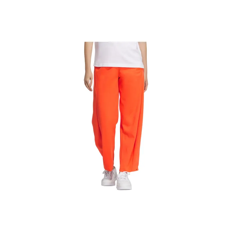 Adidas Fustl Pants Knitted Sweatpants Women's Half Impact Orange-2