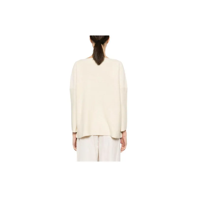 Daniela Gregis Boat neck Drop shoulder Jumper-2