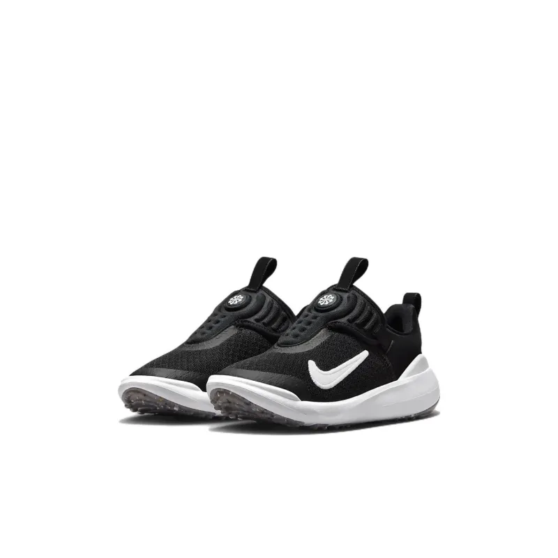 Nike E Series 1.0 PS Cushioning Abrasion Resistant Breathable Low Top Running Shoes Black Kids'-2