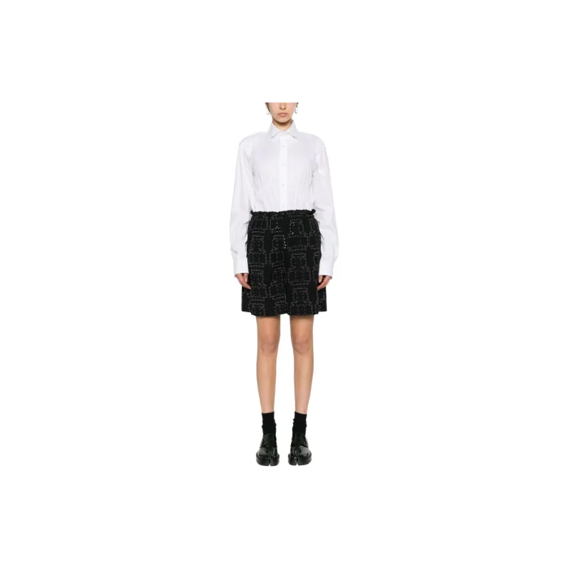 Henrik Vibskov Waybill Broderie anglaise Shorts-1