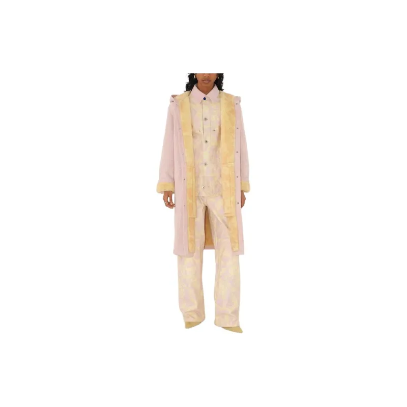 Burberry Coats Women's Pastel Pink-4
