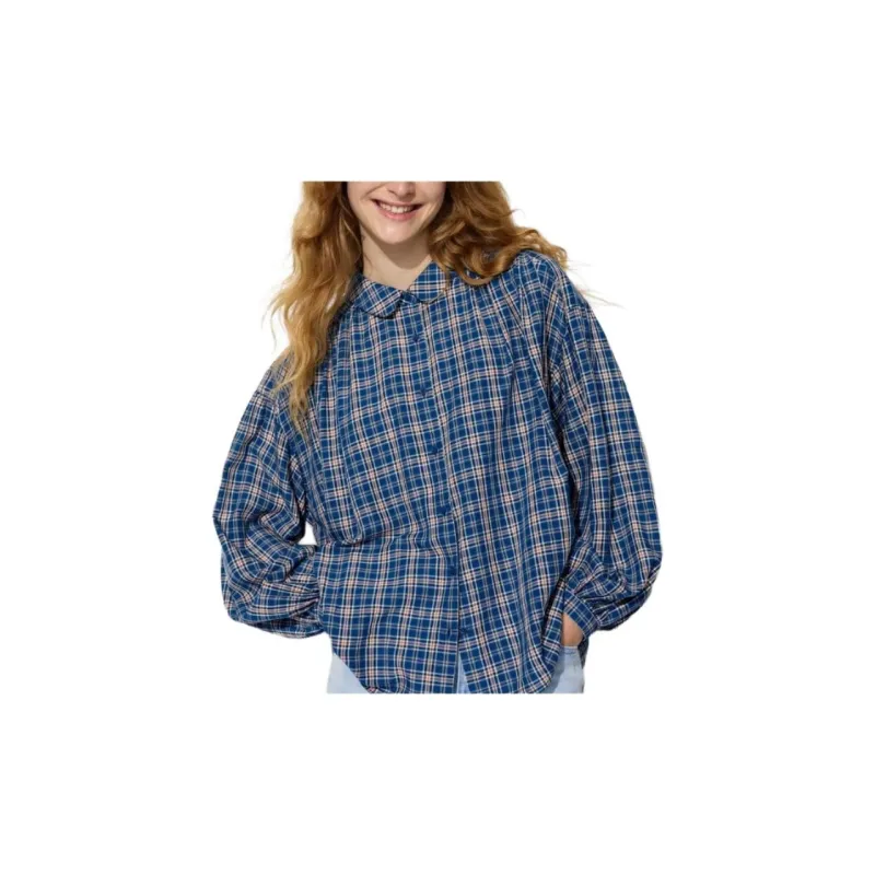 UNIQLO Shirts Women's Sea Blue-4