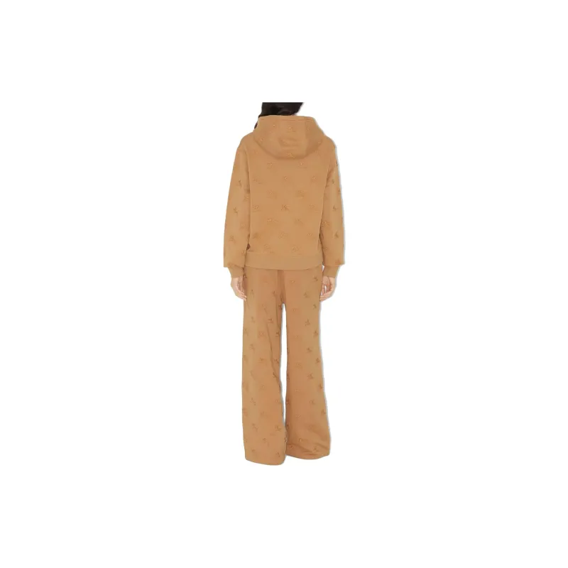 Burberry EKD Embroidered Wide Leg Track Pants-2