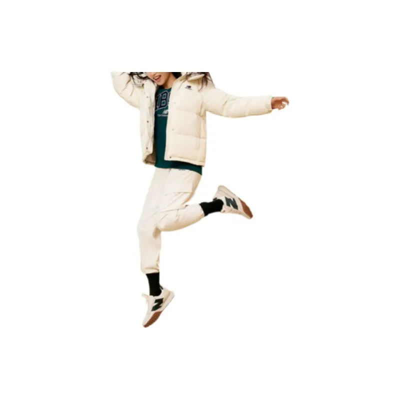 New Balance Down Jacket Women's Ivory White-2