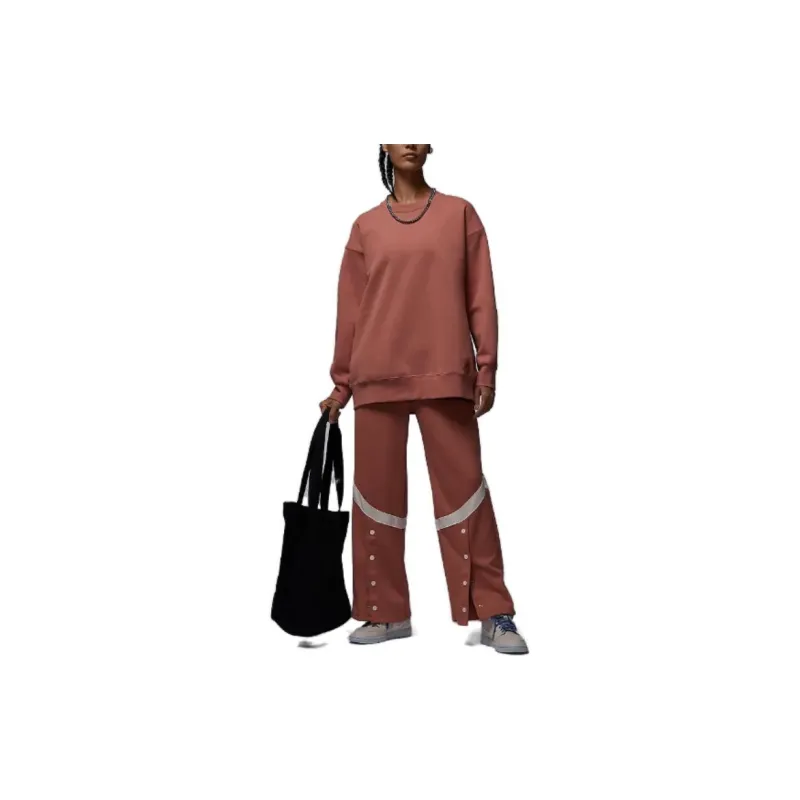 Jordan NikeJordan Flight Sweatshirt Women's Brick Red-2