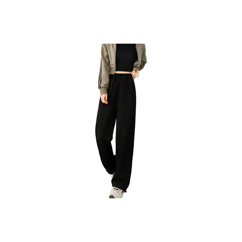 Ya Sheep People Casual Pants Women's Black-2