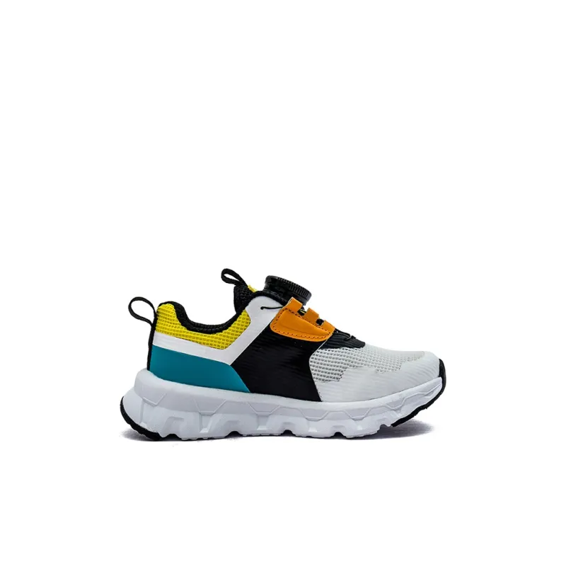 KAPPA KIDS Slip Resistant, Breathable, Lightweight Low Top Kids' Running Shoes White Black Kids'-1