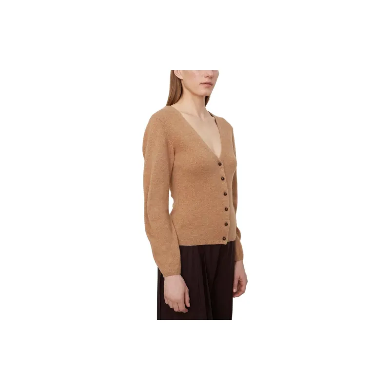 VINCE Buttoned up V neck Cardigan-2
