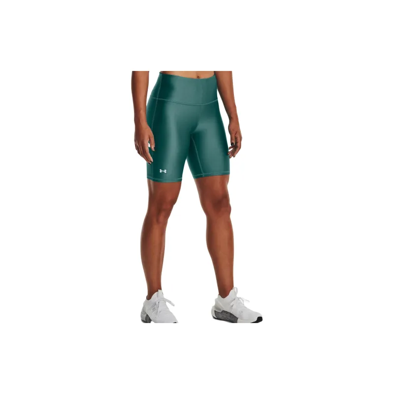 Under Armour HeatGear Yoga Shorts Women's Green-3