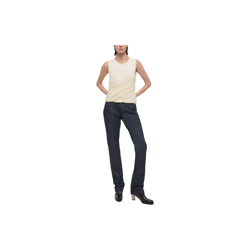 Helmut Lang Jersey Bubble Tank Top-2