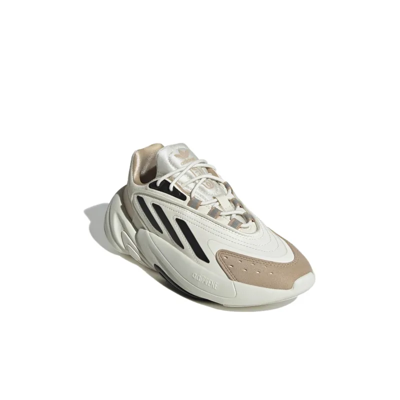 Adidas Originals Ozelia Slip Resistant, Abrasion Resistant, Lightweight Kids Lifestyle Shoes Beige Brown Black Kids'-2
