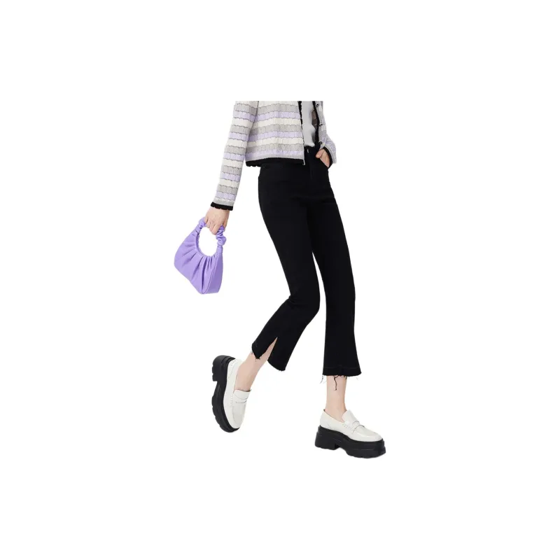 Hopeshow Jeans Women's Black-2