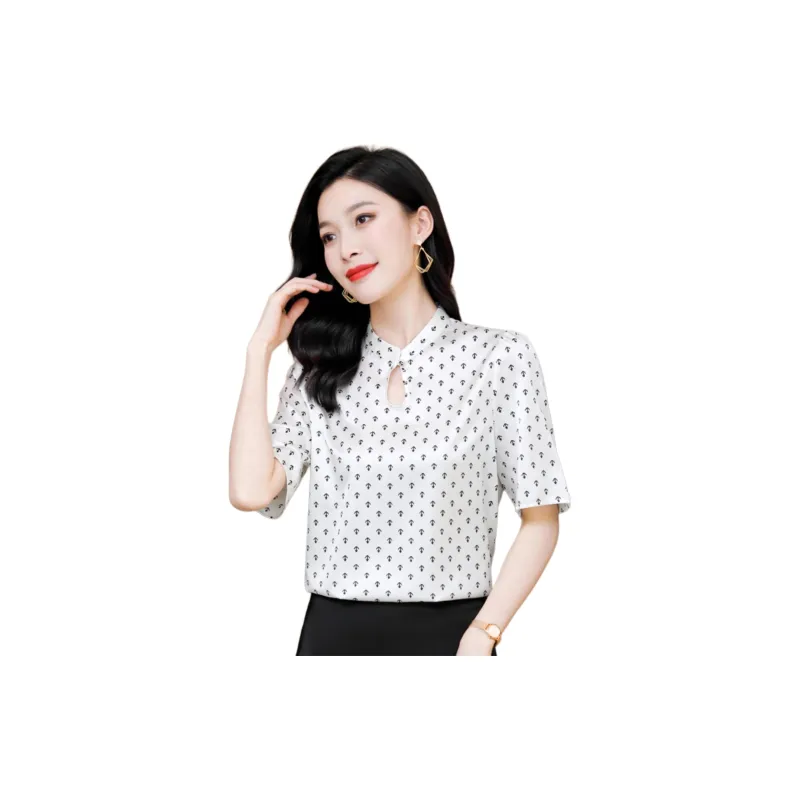 Yi Mengyuan Regular Silk T shirt Women's-1