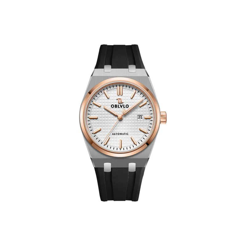 OBLVLO Mechanical Movement Watch Men's Watches Blue Dial-20
