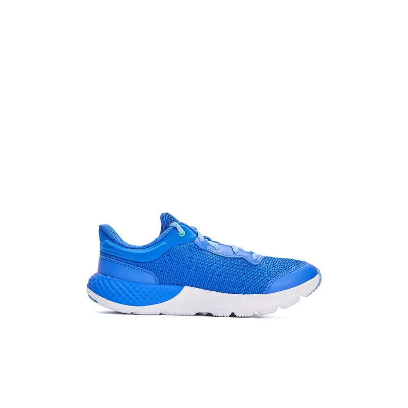 Under Armour Charged Escape 4 Slip-Resistant Cushioning Low-Top Kids' Running Shoes Blue White Kids'-1