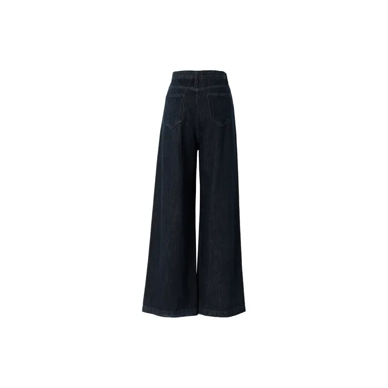 SOON FLOWER Jeans Women's Ink Blue-1