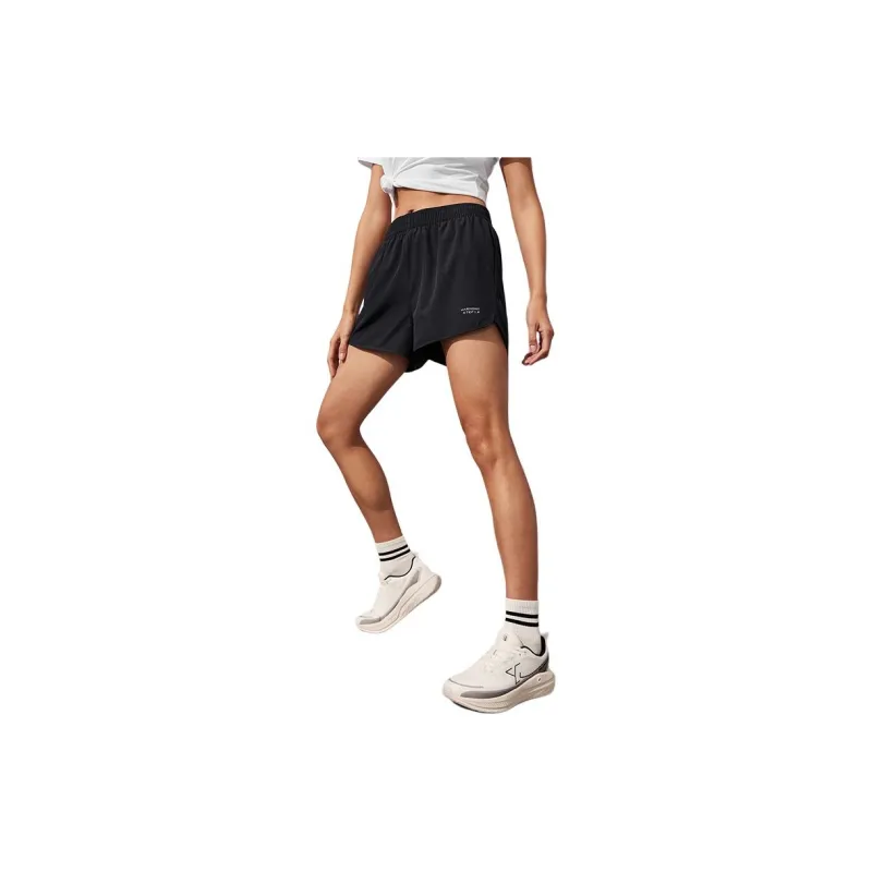 XTEP Casual Shorts Women's Jet Black-2