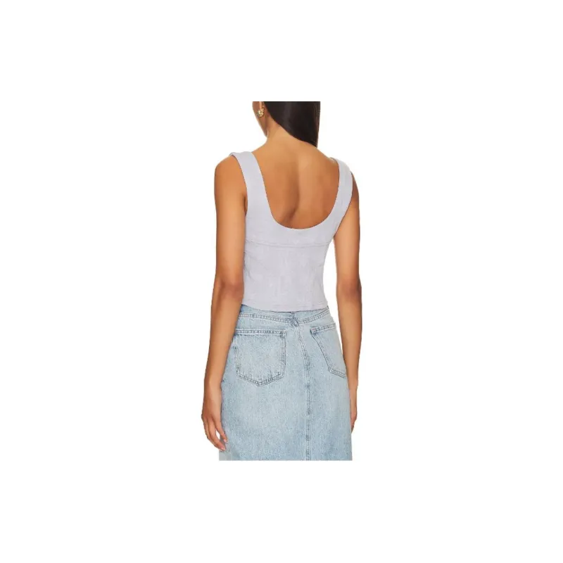 FREE PEOPLE Tank Tops Women's Blue-2