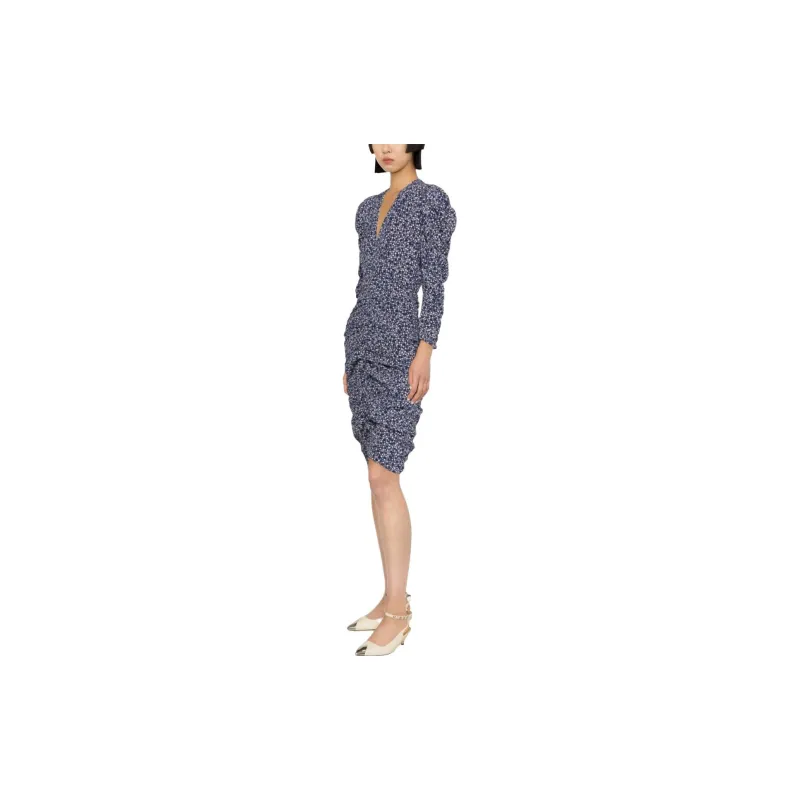ISABEL MARANT Celina Floral print Silk Dress-3