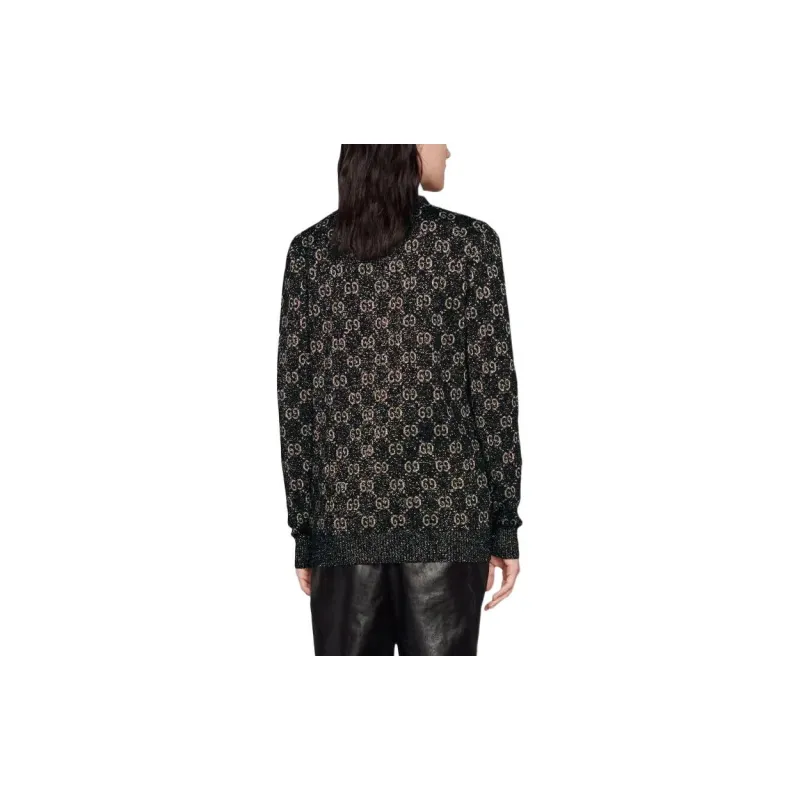 GUCCI Gg Jacquard motif Cardigan-2
