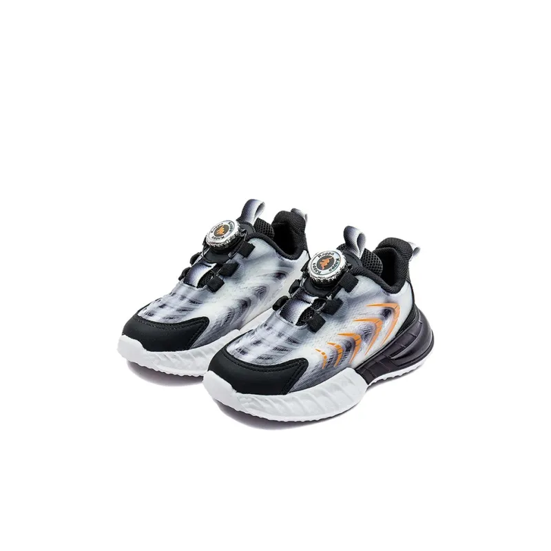 KAPPA KIDS Wear resistant And Lightweight Kids Lifestyle Shoes Black Gray Kids'-1