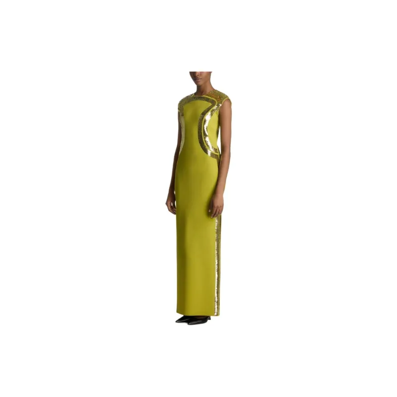 St. John Sequin-design Maxi Dress-3