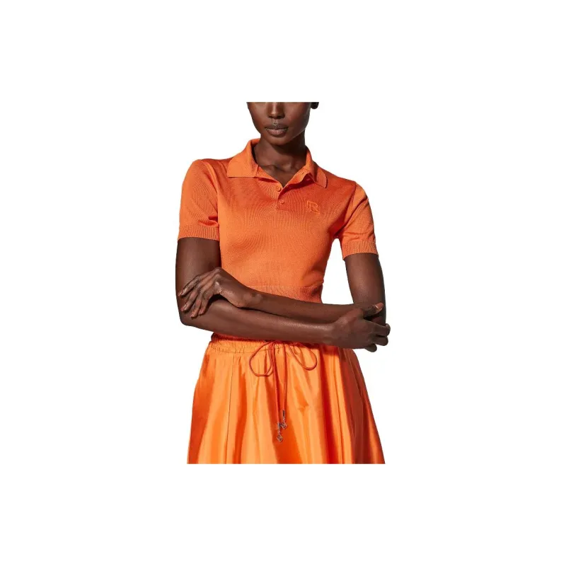 Ralph Lauren Collection SS23 Polo Shirt Women's Orange-2