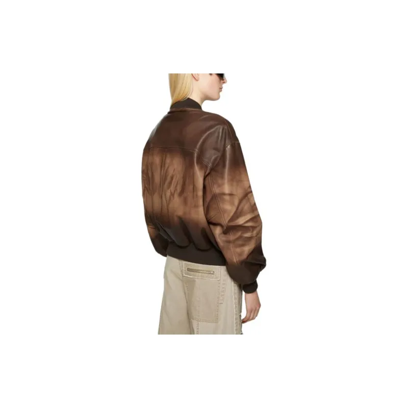Acne Studios Leather Bomber Jacket-2