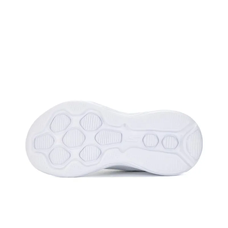 Skechers Go Run 400 V2 Slip-Resistant Cushioning Abrasion-Resistant Low-Top Kids Lifestyle Shoes White Teenagers-4