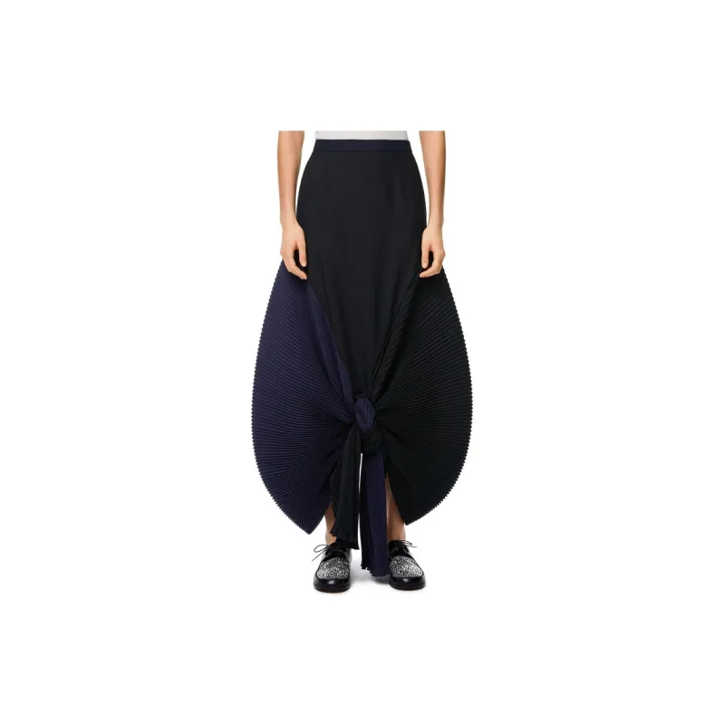 LOEWE Casual Long Skirts Women's Black-1