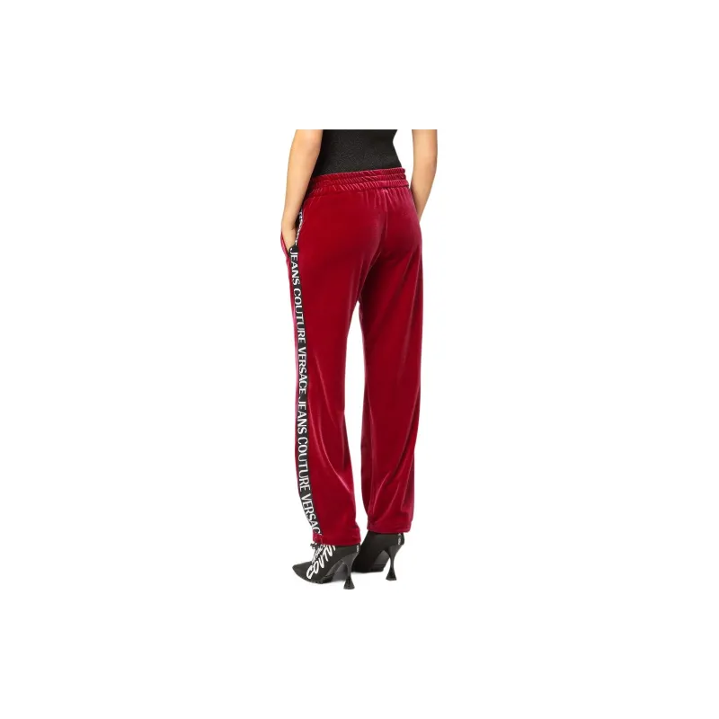 VERSACE JEANS COUTURE FW22 Moderate Sports Pants Women's Red-3