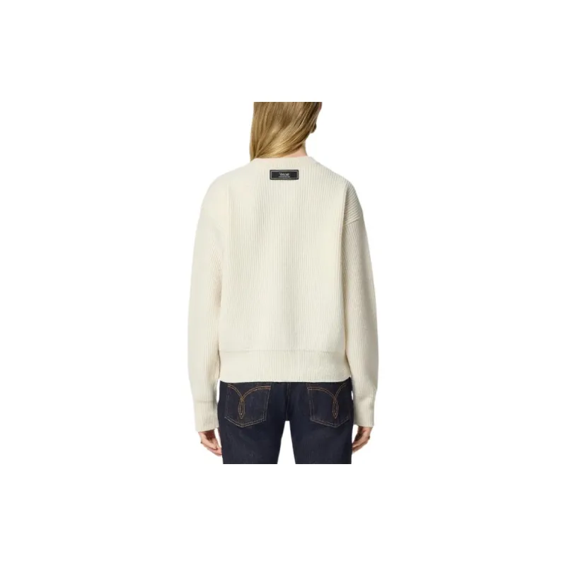 VERSACE Logo Embroidered Knitted Jumper-3