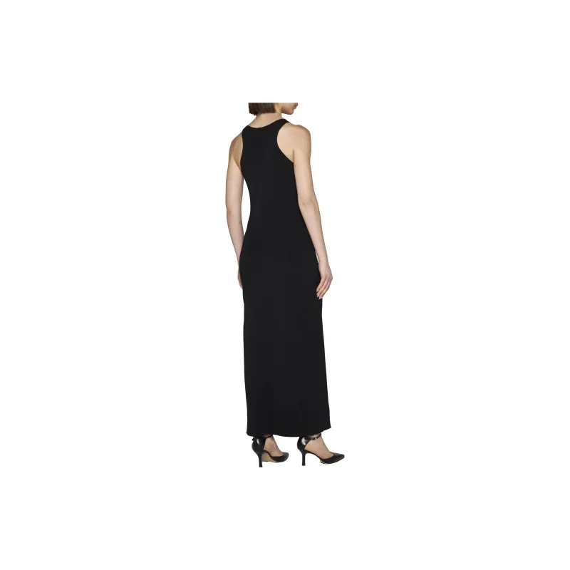 NANUSHKA Sleeveless Fitted Stretched Midi Dress-2