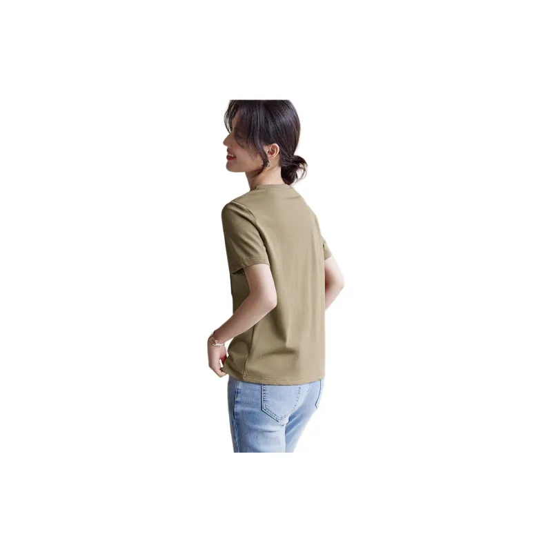 XWI T Shirts Women's Green-3