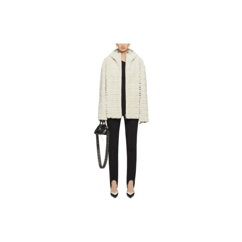 GIVENCHY FW23 Leather Jacket Women's White-1