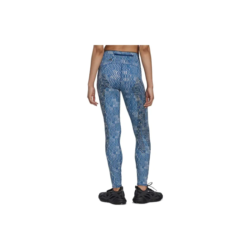 Adidas Sports Pants Women's Blue With White Lettering-2