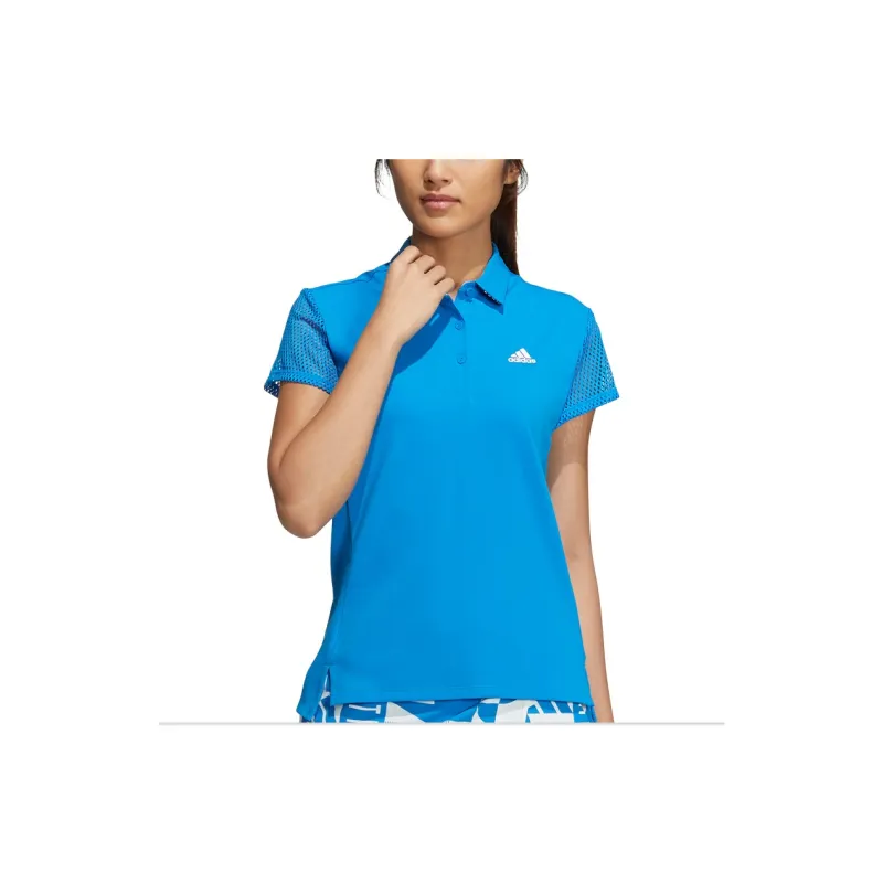 Adidas Polo Shirt Women's Bright Blue-1