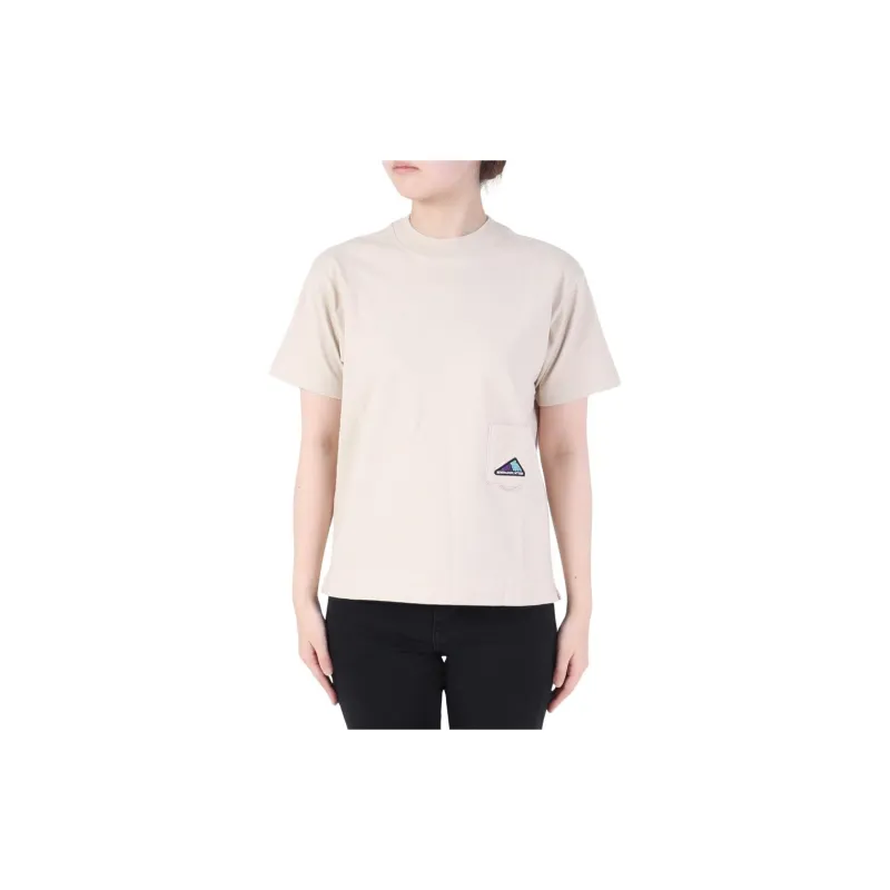 New Balance T Shirts Women's Light Beige-3