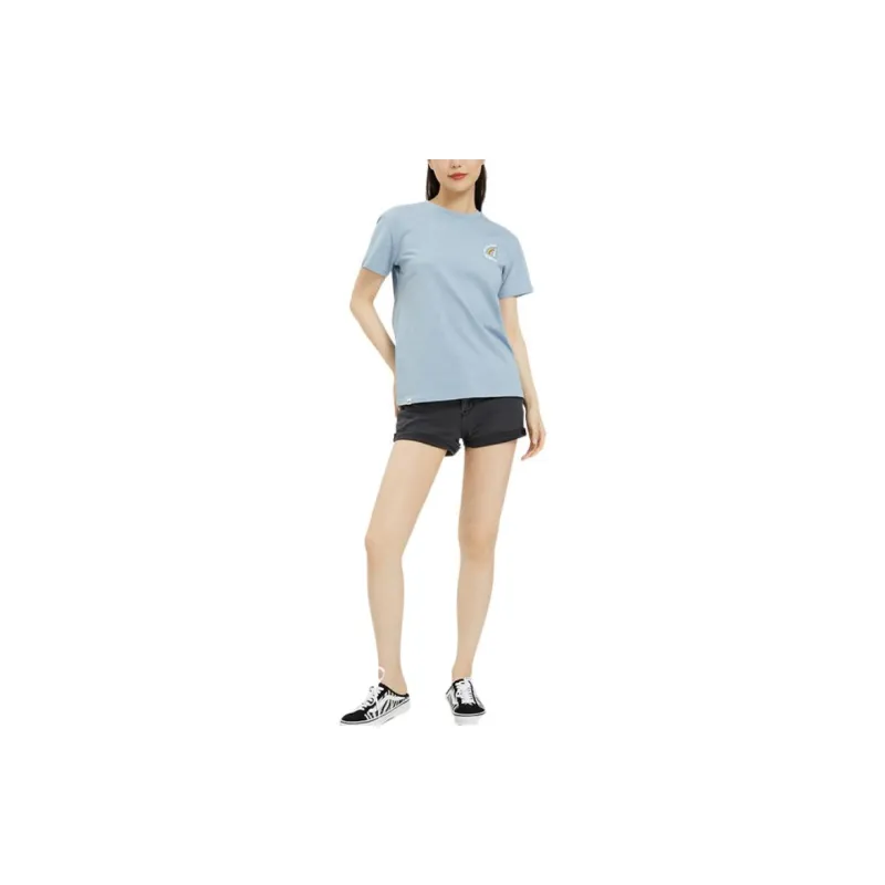 Vans Set-in Sleeve T-Shirt Women's Blue-3