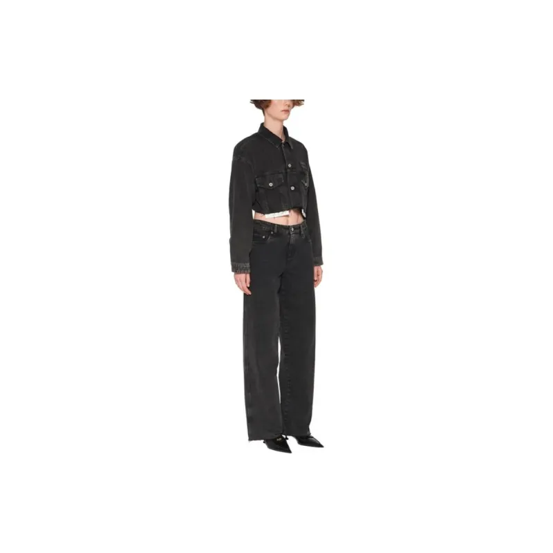 MIU MIU SS23 Jeans Women's Black-2