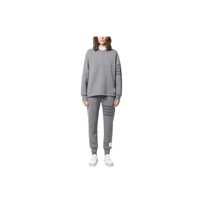 THOM BROWNE 4 Bar Drawstring Joggers-2