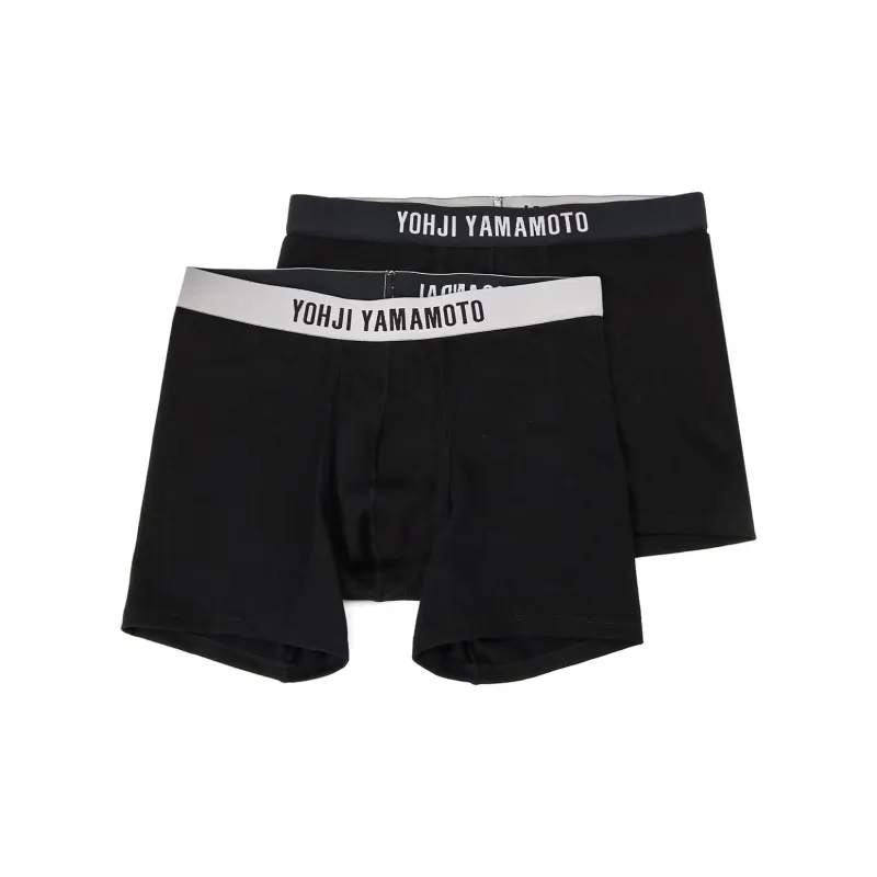 Yohji Yamamoto FW24 Underpants Men's 2 Pack Black-0