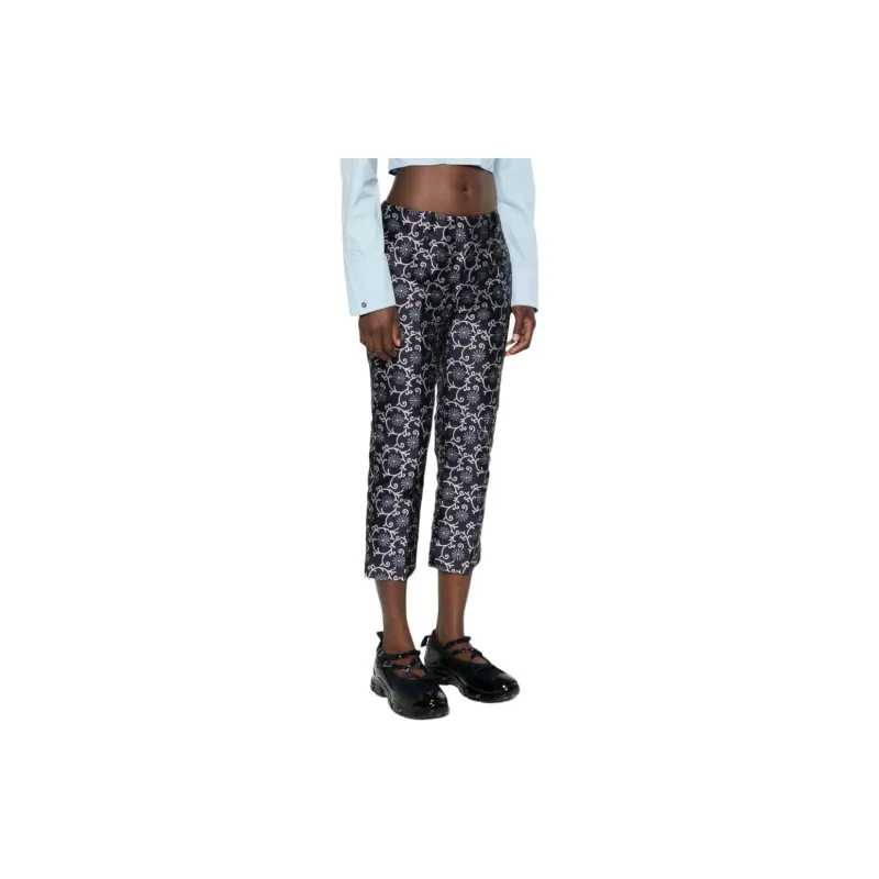 KENZO Marguerite Jacquard Cropped Trousers-4