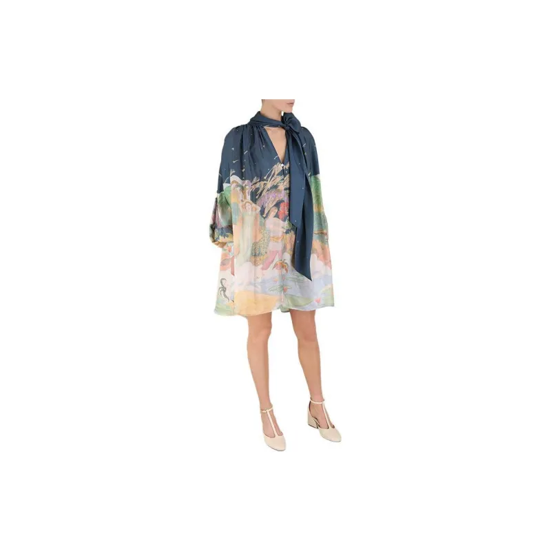 Zimmermann Lyrical Barrel Silk Minidress-5